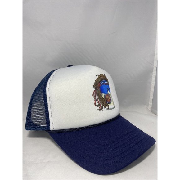 Miller Beer Trucker Hat Mesh Hat snapback hat adjustable - Picture 2 of 5